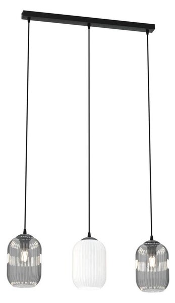 Lustră pe cablu VERDI 3xE27/15W/230V negru/gri/alb