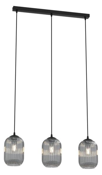 Lustră pe cablu VERDI 3xE27/15W/230V negru/gri