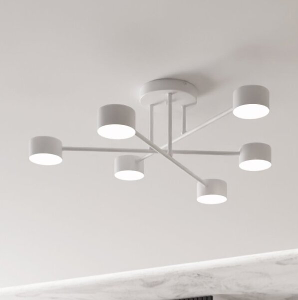 Lustră aplicată HALO 6xGX53/10W/230V albă