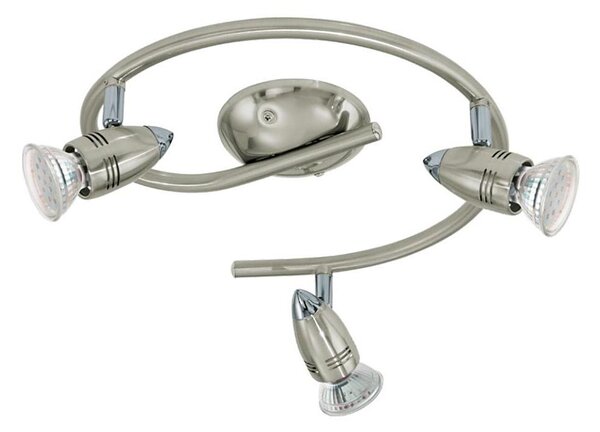 Spot LED de perete Eglo 78024 MAGNUM 3xGU10/3W/230V 3000K crom mat