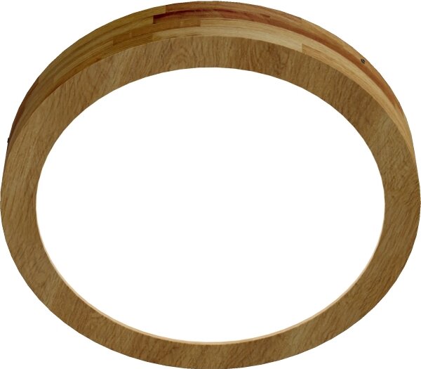 Plafonieră LED RONDO LED/36W/230V d. 40 cm stejar APLED