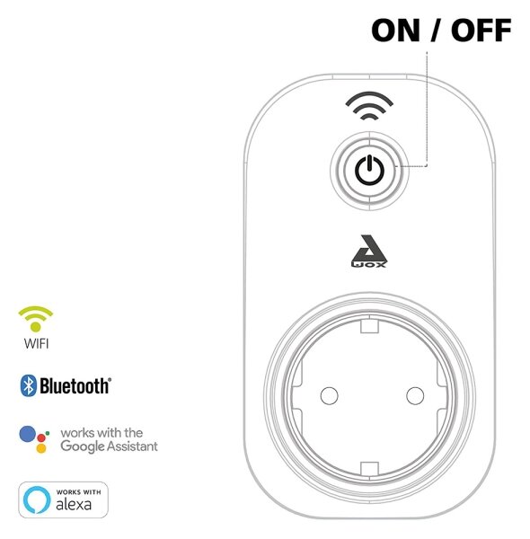 Priză inteligentă Connect plug 2300W PLUS Bluetooth Eglo 97476
