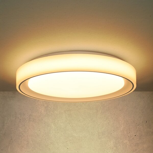 Brilagi-LED - Corp de iluminat LED RGB dimabil FLOCO LED/30W/230V Wi-Fi Tuya + LED/6W + telecomandă