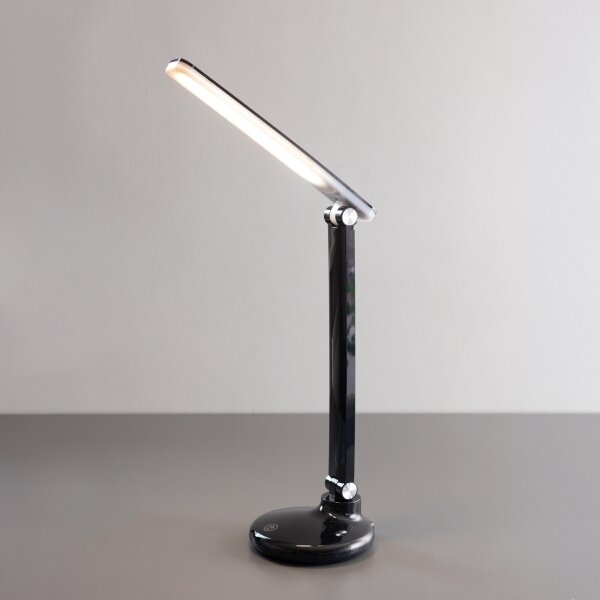 Lampă LED reîncărcabilă de masă Zuma Line 1913-BK LED/6W/1200mAh 3000/4500/6000K negru