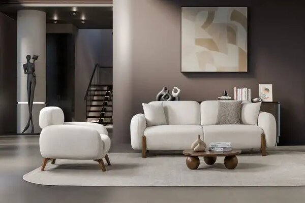 Fotoliu modern Boucle Belize