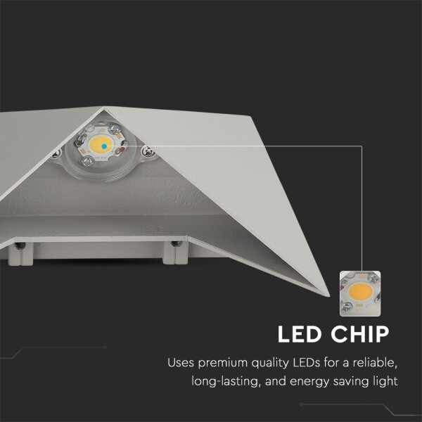 Aplică LED de exterior LED/5W/230V 4000K IP65 gri