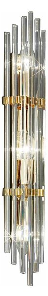 Aplică Kolarz 0342.63.3 ONTARIO 3xE14/40W/230V 60 cm 24K auriu