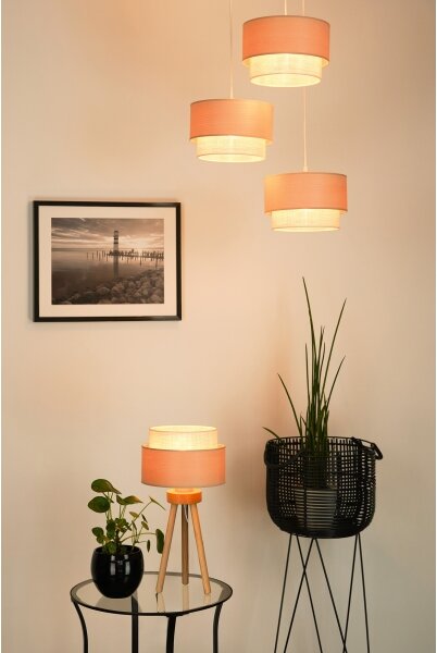Brilagi - Lampă de masă ARIZONA BOHO 1xE27/15W/230V bej