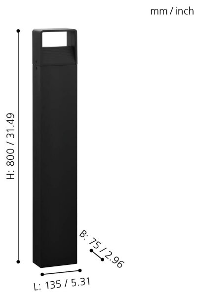 Eglo 98272 - Lampă exterior LED DONINNI LED/6W/230V IP44
