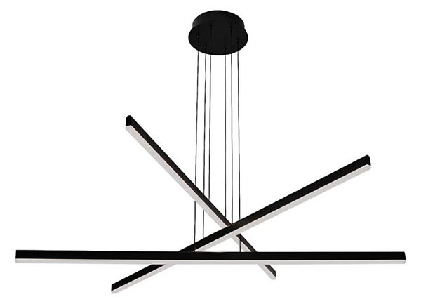 Lustră LED pe cablu dimabilă LED/48W/230V negru Zambelis 1947