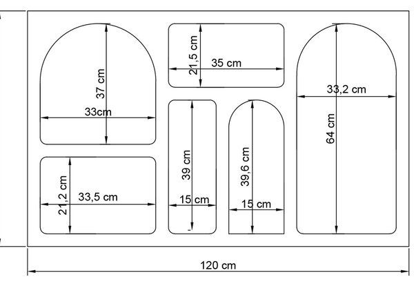 Raft Lotos (antracit). 1088755
