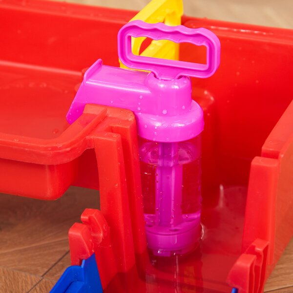 Playset pentru apa 53 Piese HOMCOM varsta 3-6 Ani, din PP, 123x90x7cm, Albastru si Rosu | Aosom RO