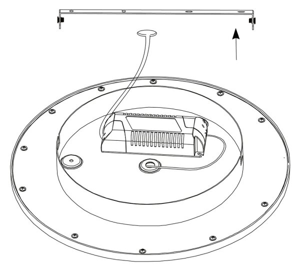 Eglo 97958 - Plafonieră LED SARSINA-C RGBW, 16 W, 230 V, cu telecomandă inclusă