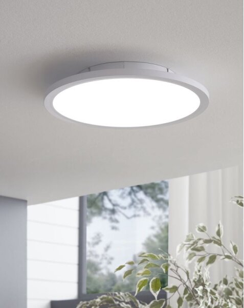 Eglo 97958 - Plafonieră LED SARSINA-C RGBW, 16 W, 230 V, cu telecomandă inclusă
