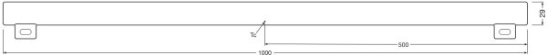 Tub LED fluorescent dimabil Osram S14s/9,9W/230V 2700K 100 cm CRI 90