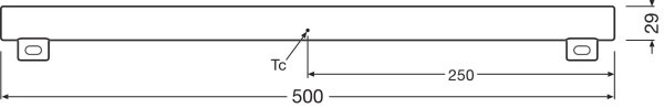 Tub LED fluorescent dimabil Osram S14s/4,7W/230V 2700K 50 cm CRI 90
