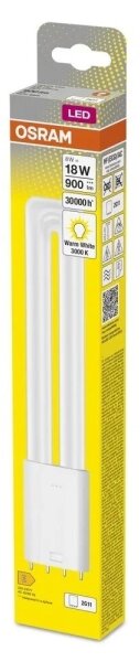 Tub LED fluorescent Osram 2G11/8W/230V 3000K
