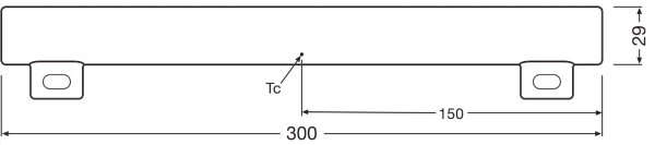Tub LED fluorescent dimabil Osram S14s/3W/230V 2700K 30 cm CRI 90