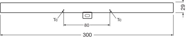 Tub LED fluorescent dimabil Osram S14d/3W/230V 2700K 30 cm CRI 90
