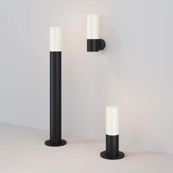 Lampă de exterior Maytoni O418FL-01B WILLIS 1xE27/60W/230V 30 cm IP54 negru