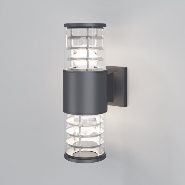 Aplică de exterior Maytoni O576WL-02GR BRONX 2xE27/60W/230V IP54 antracit