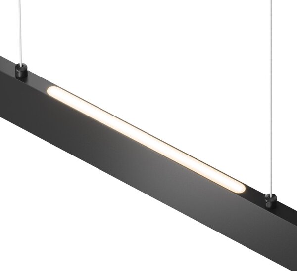 Lustră LED pe cablu Maytoni P010PL-L30B4K STEP LED/30W/230V 4000K 118,5 cm negru