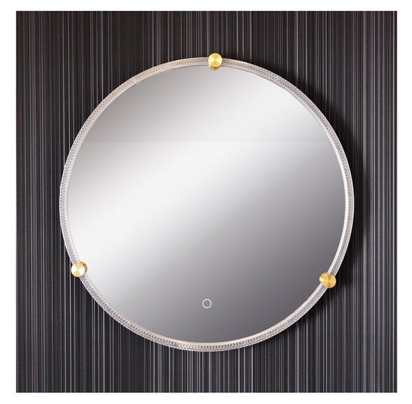 Oglindă LED retroiluminată pentru baie Zuma Line D2532 24W/230V 3000/4000/6000K IP44 crom