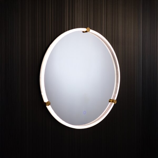 Oglindă LED retroiluminată pentru baie Zuma Line D2532 24W/230V 3000/4000/6000K IP44 crom