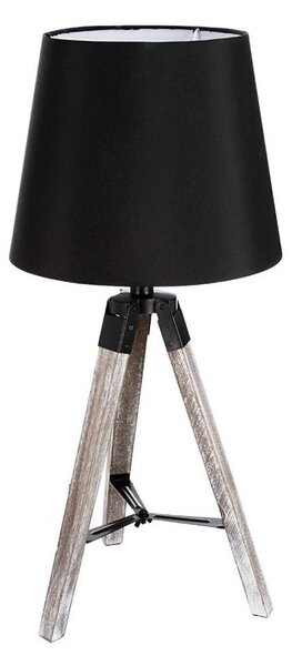 Lampă de masă Atmosphera RUNO 1xE27/25W/230V lemn/negru
