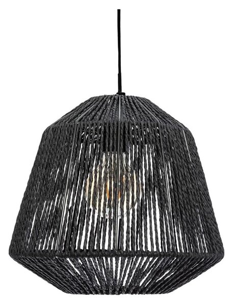 Lustră pe cablu Atmosphera JILY 1xE27/40W/230V negru iută