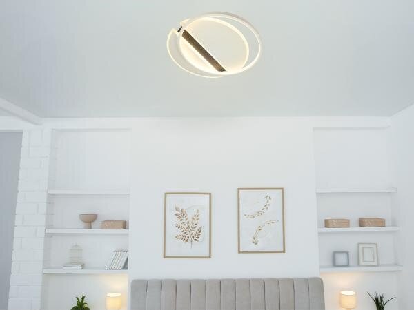 Plafonieră LED dimabilă LED/80W/230V 3000-6500K alb/negru + telecomandă