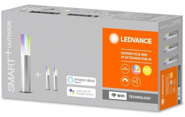SET de extensie 3x lampă LED RGBW de exterior SMART+ 3xLED/1,9W/230V Wi-Fi Ledvance