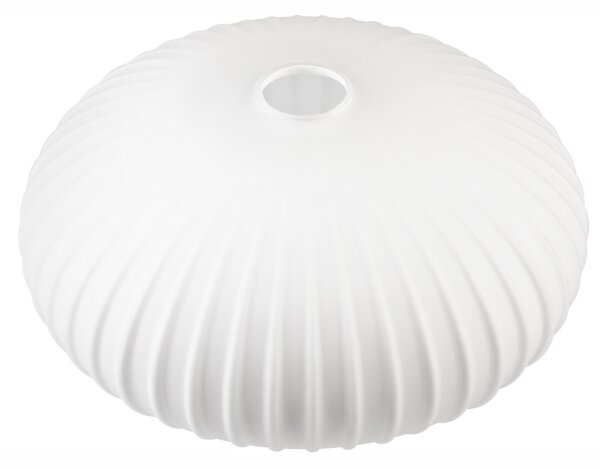 Abajur de rezervă din sticlă pentru lustră HARMA E27 17x30 cm alb