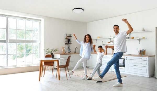 Plafonieră LED dimabilă Kanlux 38610 PLAFON LED/20W/230V 3000-6500K Wi-Fi negru