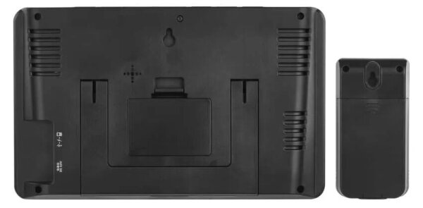 Stație meteo cu afișaj LCD GoSmart 5/230V Wi-Fi Tuya negru