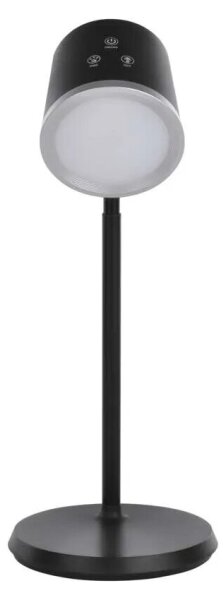 Lampă LED reîncărcabilă dimabilă de masă 4 în 1 LED/6W/3,7V 3000K/4000K/6500K negru