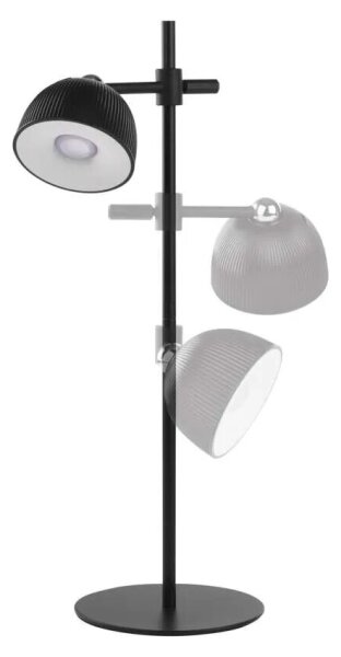 Lampă LED magnetică reîncărcabilă dimabilă de masă 4 în 1 LED/4,2W/3,7V 4000K negru