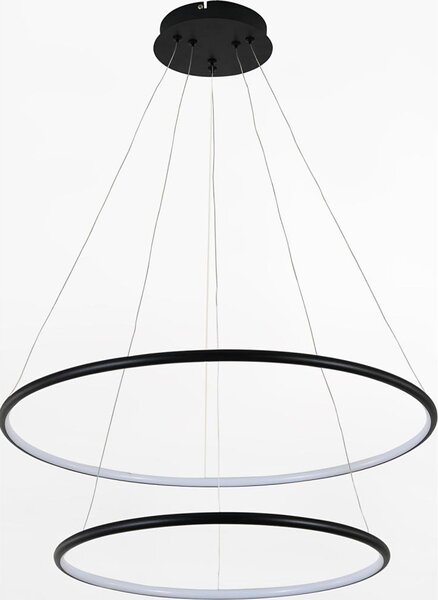 Lustră LED pe cablu Zuma Line PL201004B-2BK MARSEILLE LED/40W/230V negru