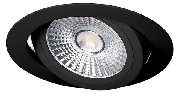 Corp de iluminat LED încastrat LED/6W/230V 3000K d. 8,5 cm negru