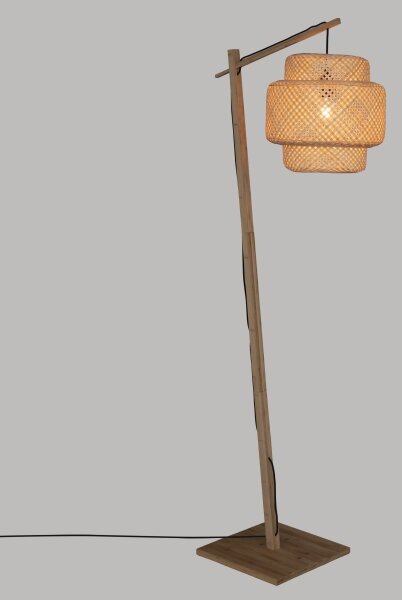 Lampadar Atmosphera LIBY 1xE27/40W/230V bambus