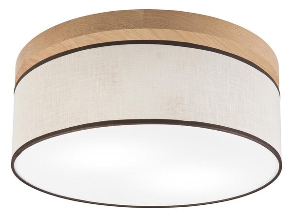 Plafonieră Brilagi BELLADONNA 2xE27/15W/230V d. 40 cm crem/stejar