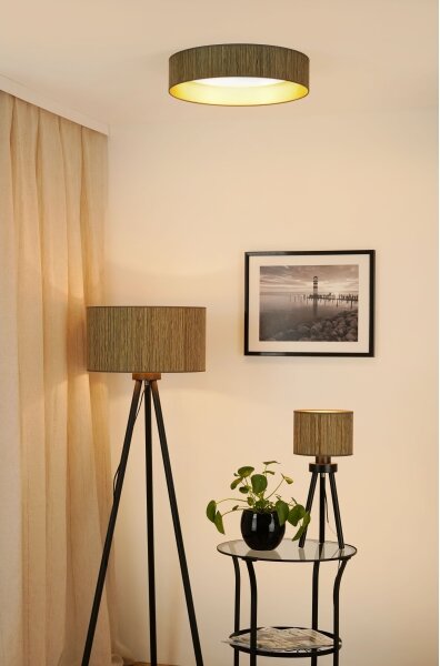Brilagi - Plafonieră LED BOSTON ROLLER LED/24W/230V pr. 45 cm maro/auriu