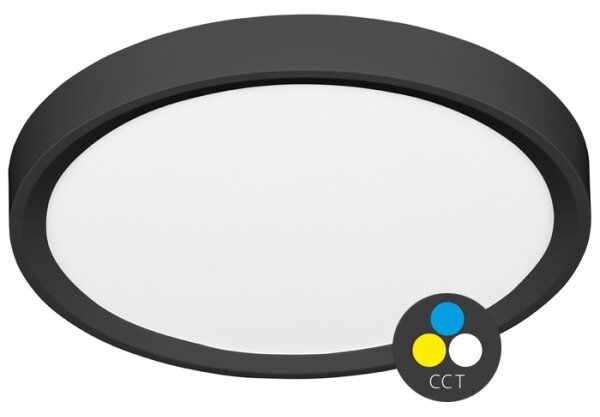 Plafonieră LED Ecolite W007-CCT/50W/CR SALY LED/50W/230V IP40 negru