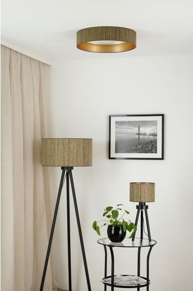 Brilagi - Plafonieră LED BOSTON ROLLER LED/24W/230V pr. 45 cm maro/auriu