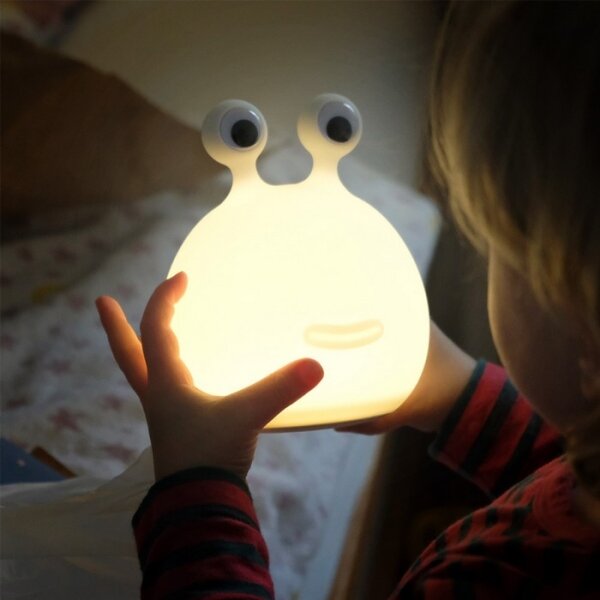 Lampă LED RGB tactilă reîncărcabilă dimabilă pentru copii MegaLight MOMO MOON LED/5V