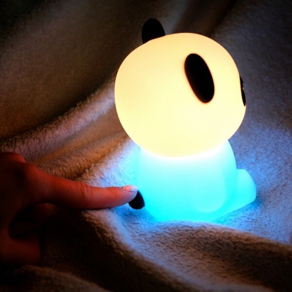 Lampă LED RGB tactilă dimabilă pentru copii MegaLight PADDY PANDA LED/5V