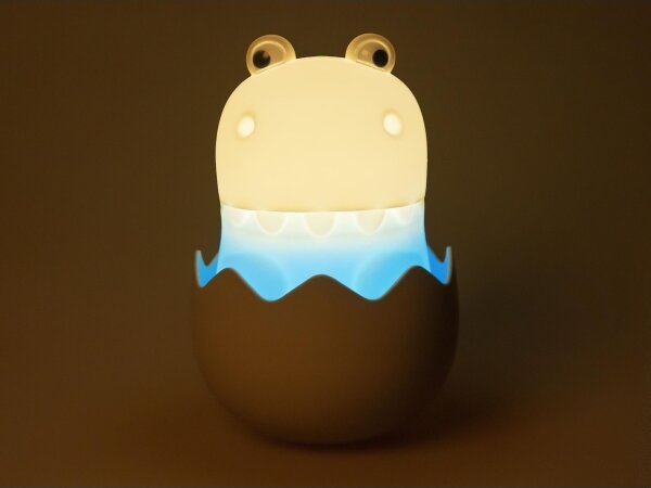Lampă LED RGB tactilă reîncărcabilă dimabilă pentru copii MegaLight DIGGY DINO LED/5V