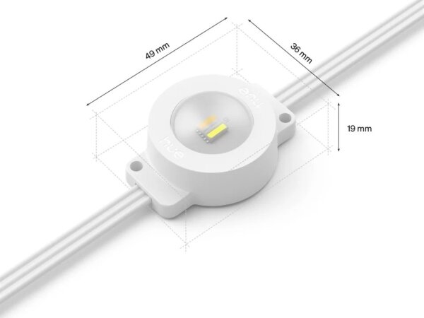 Philips Hue FESTAVIA - Șir exterior LED RGBW dimabil, extensibil, 16xLED 9m IP65