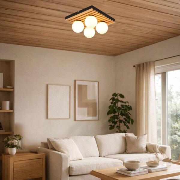 Rabalux 71462 - Plafonieră NOXELLE 4xG9/5W/230V 29,6x29,6 cm
