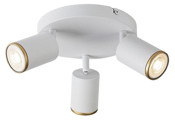 Spot Rabalux NOLIE 73106 - 3 x GU10, 15 W, 230 V, alb